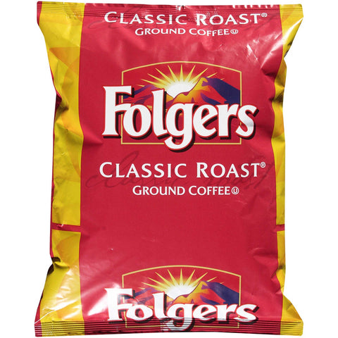 Folgers Classic Roast Ground Coffee - 44 oz. bag, 6 bags per case