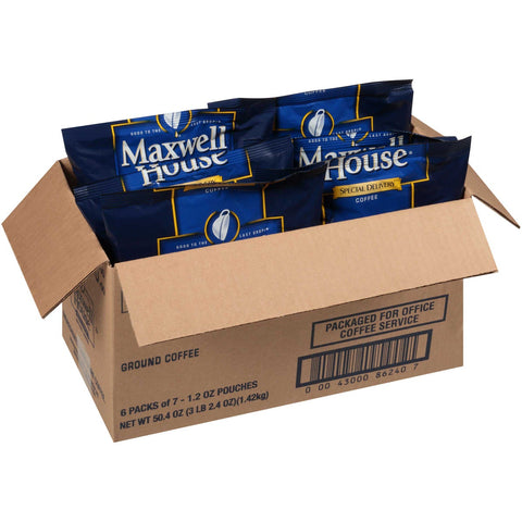 Maxwell House Special Delivery Coffee, 1.2 ounce -- 42 per case