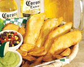 Fishery Corona Beer Battered Cod - 4 Ounce, 10 Pound.