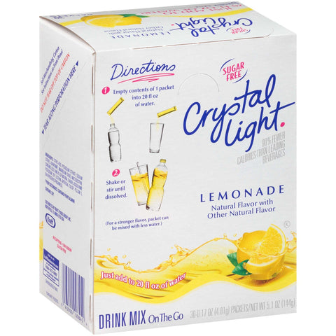 Crystal Light Lemonade On The Go Drink, 0.17 ounce -- 120 per Case