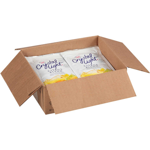 Crystal Light Citrus Blend 12 Envelopes Per Case - Each Envelope Makes 2 Gallons