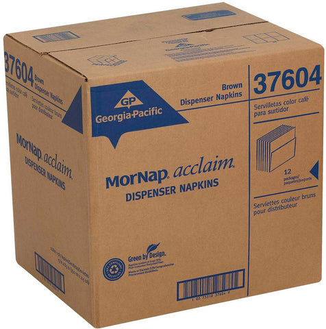 Mornap Acclaim Brown Full Fold Dispenser Napkin, 13 x 8.5 inch -- 10800 per case