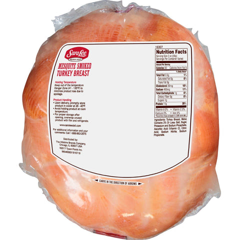 Sara Lee Premium Mesquite Smoked Turkey Breast, 6.5 Pound -- 3 per case.