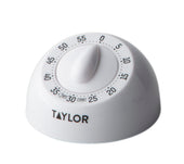 Taylors White Mechanical Analog Timer, Times up to 60 minutes -- 6 per case.