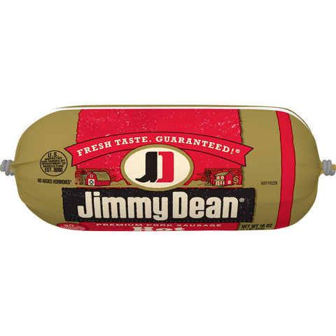 Jimmy Dean Hot Sausage Roll, 16 Ounce -- 12 per case.