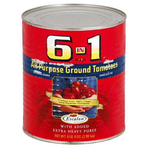 Heinz 6 In 1 All Purpose Ground Tomatoes, 105 Ounce -- 6 per case.