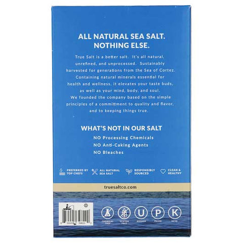 True Salt Kosher Grain Sea Salt Box, 3 Pounds -- 12 per case