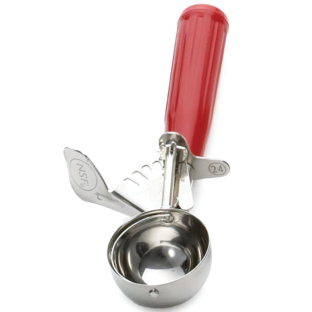 Tablecraft 18/8 Stainless Steel Thumb Press Ice Cream/Food Disher, 24 ...