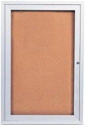 MasterVision Earth Cork Board, 24 x 36, Aluminum Frame