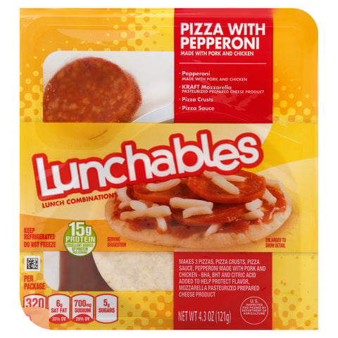 Lunchable Pepperoni Pizza Lunch