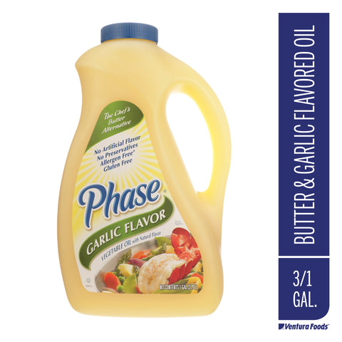 Phase Garlic Liquid Butter Alternative, 1 Gallon -- 3 per case