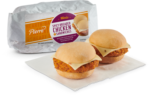 Sandwich Mini Spicy Breaded Chicken Twin Iw 0297