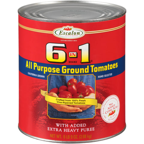 Heinz 6 In 1 All Purpose Ground Tomatoes, 105 Ounce -- 6 per case.