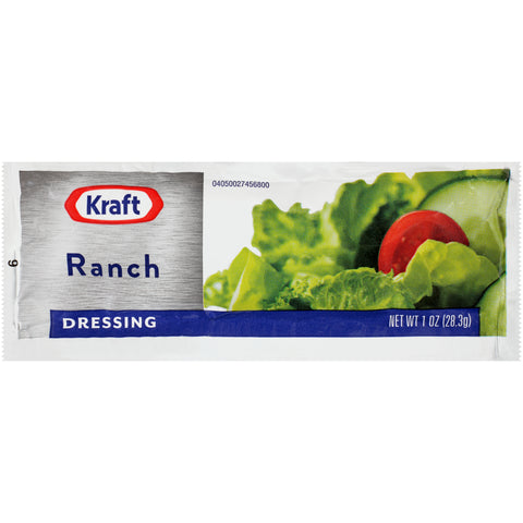 Kraft DRESSING RANCH SINGLE SERVE POUCH