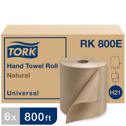 Tork Universal TOWEL HAND ROLL NATURAL 7.85X800