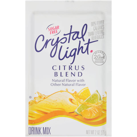 Crystal Light Citrus Blend 12 Envelopes Per Case - Each Envelope Makes 2 Gallons