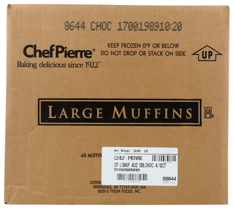 Chef Pierre MUFFIN DOUBLE CHOCOLATE CHUNK LARGE