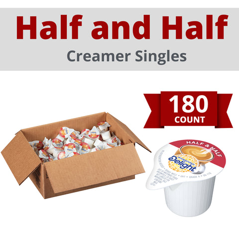 Single serve on sale half and half