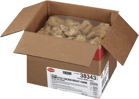 Tyson Red Label Premium Homestyle Uncooked Breaded Boneless Chicken Wing, 5 Pound -- 2 per case.