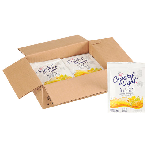 Crystal Light Citrus Blend 12 Envelopes Per Case - Each Envelope Makes 2 Gallons