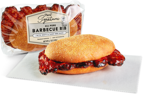 Tony Romas BBQ Rib Sandwich, 6.7 Ounce -- 12 per case.