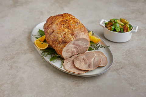 Turkey Breast & Thigh Roast Skin-on Netted Raw