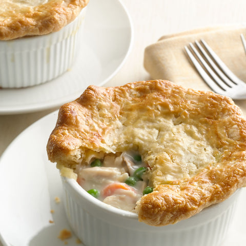 General Mills Pillsbury Pie Shells - Pot Pie Crust, 3.5 Ounce -- 48 per case.