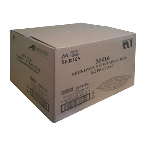 Container Plastic Black Rectangular M416 16 Oz – Food Service Rewards