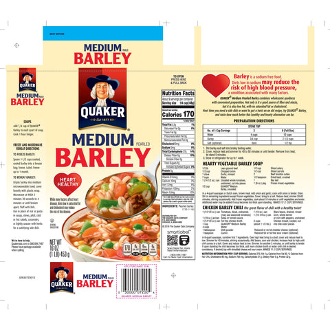 Quaker® BARLEY REGULAR PEARLED