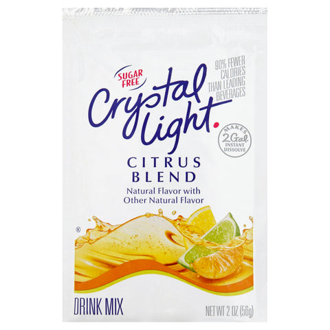 Crystal Light Citrus Blend 12 Envelopes Per Case - Each Envelope Makes 2 Gallons