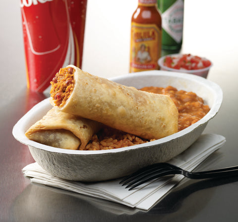 Posada Beef Chimichanga, 5 Ounce -- 24 per case.