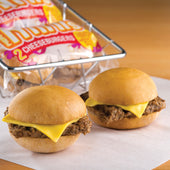 Sandwich Mini Twin Cheeseburger On A Whole Grain Bun 4.7 Oz 1177