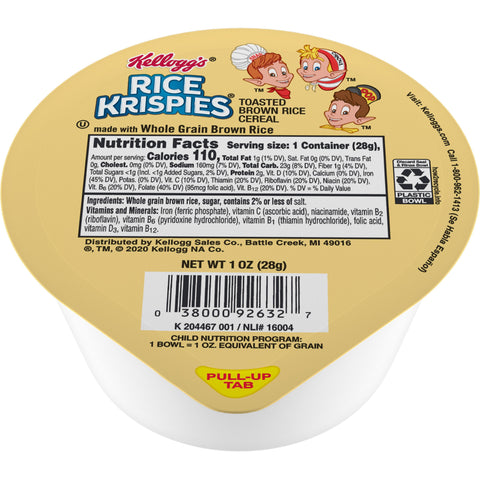 Cereal Rice Krispies® Whole Grain Bowl Pack