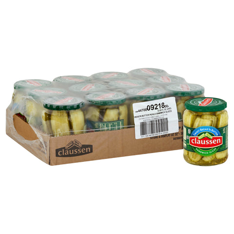 Claussen Sweet Bread and Butter Sandwich Slices Pickle, 20 Ounce -- 12 per case.