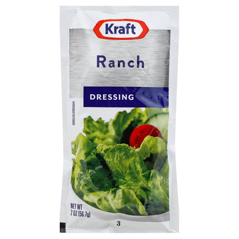 Kraft DRESSING RANCH SINGLE SERVE POUCH