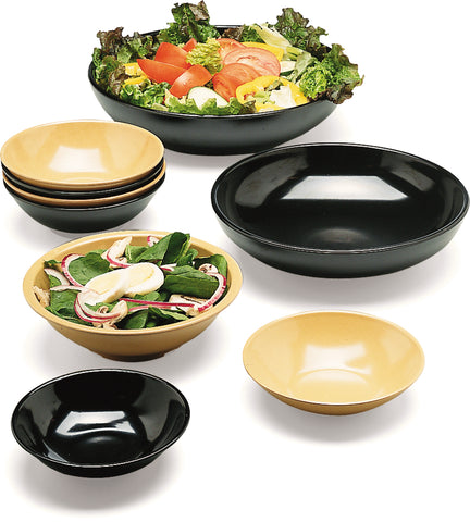 Carlisle BOWL SALAD PLASTIC BLACK 7.5