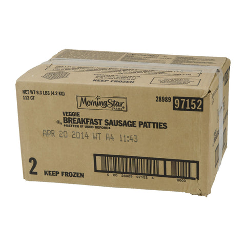 Veggie Breakfast Sausage Patties - Cn Label